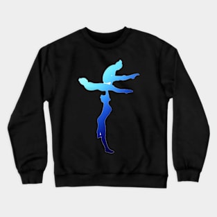 A women’s trio doing backbird lift Crewneck Sweatshirt